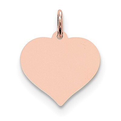 Heart Disc Charm 14k Rose Gold XRM528/18, MPN: XRM528/18, 191101369506