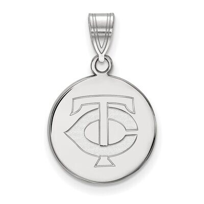 Minnesota Twins Medium Disc Pendant 10k White Gold 1W014TWN, MPN: 1W014TWN, 886774780078