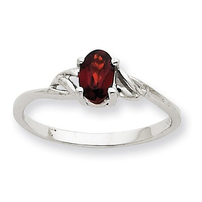 Birthstone Ring Mounting 10k White Gold 10XBR142M, MPN: 10XBR142M,
