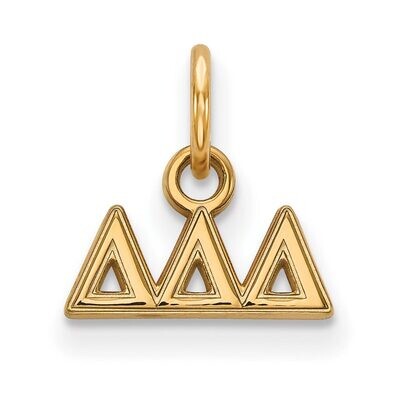 Delta Delta Delta Extra Small Pendant Gold-plated Silver GP001DDD, MPN: GP001DDD, 886774889528