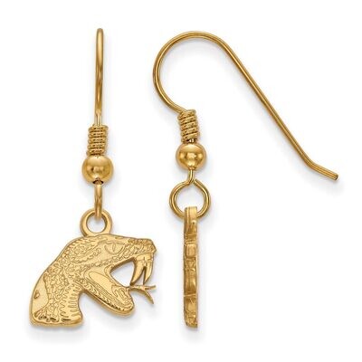 Florida A&amp;M University x-Small Dangle Earring Wire Gold-plated Silver GP005FAM, MPN: GP005FAM, 8867…