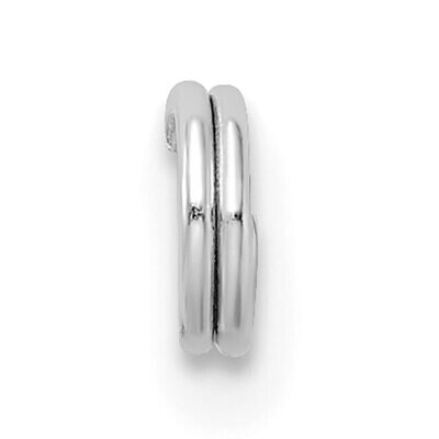 22 Gauge 4.5mm Round Split Ring 14k White Gold WG2173, MPN: WG2173,