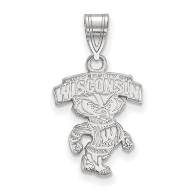 University of Wisconsin Medium Pendant 10k White Gold 1W072UWI, MPN: 1W072UWI, 886774793085