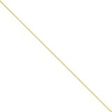 1.5mm Diamond-cut Wheat Chain 7 Inch 14k Gold PEN276-7, MPN: PEN276-7, 886774401386