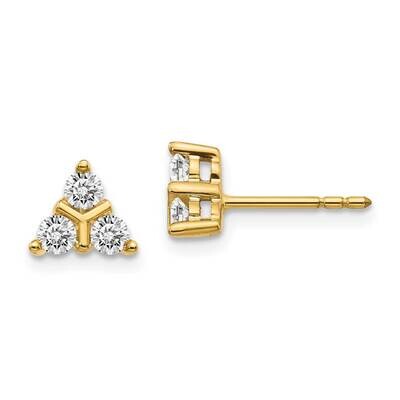 Earrings 14k Gold Diamond EM4171-050-YA, MPN: EM4171-050-YA, 883957262093