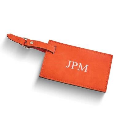 Orange Leatherette Luggage Tag GM23979OR, MPN: GM23979OR, 47105023725