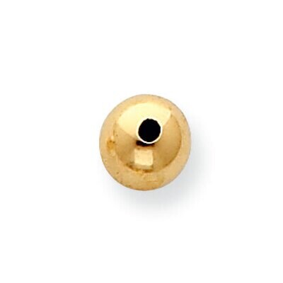 Lightweight Small Hole 8mm Bead 14k Yellow Gold YG2242, MPN: YG2242,