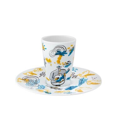 Vista Alegre Escape Goat Espresso Cup And Saucer Xxiv 21137619, MPN: 21137619, 5605414073203