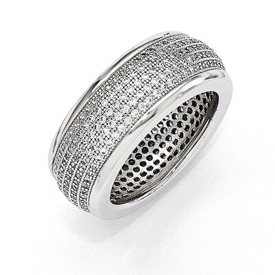 Ring Sterling Silver &amp; Cubic Zirconia QMP435, MPN: QMP435, 883957521527