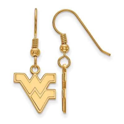 West Virginia University Small Dangle Earring Wire Gold-plated Silver GP007WVU, MPN: GP007WVU, 8867…