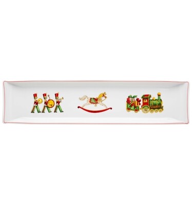Vista Alegre Christmas Magic Large Deep Rectangular Tray, MPN: 21114459,