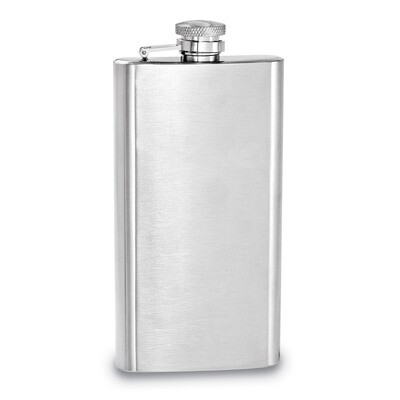 Brushed Stainless Steel 6Oz Rectangle Flask GP2723, MPN: GP2723,