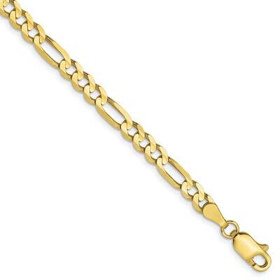 Leslie&#39;s 4.0mm Concave Figaro Chain 8 Inch 10k Gold HB-8215-8, MPN: 8215-8, 191101756122