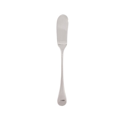 Sambonet queen anne butter spreader 6 1/4 inch - silverplated on 18/10 stainless steel, MPN: 52707-…