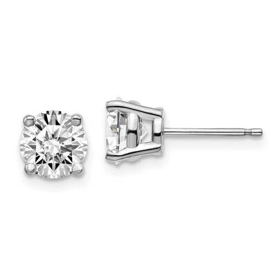 2ctw Certified SI1/SI2 G H I Lab Grown Diamond 4-Prong Earrings 14k White Gold EM1006-200C-WLG, MPN…