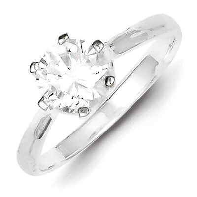 Ring Sterling Silver Diamond QR1006, MPN: QR1006, 883957983851