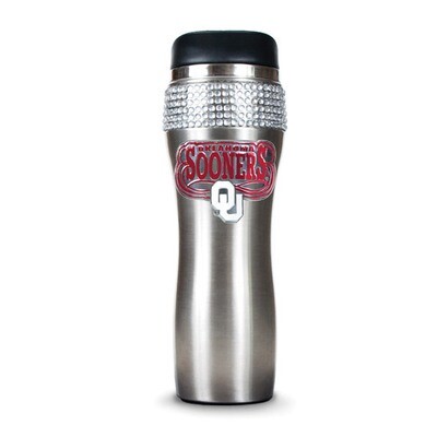 University of Oklahoma Silver Jeweled 14oz Stainless Tumbler GC4018, MPN: GC4018, 89006556209