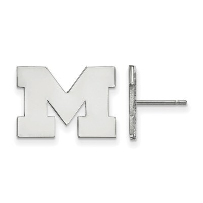 Michigan University of Small Post Earrings Sterling Silver SS009UM, MPN: SS009UM, 886774958026