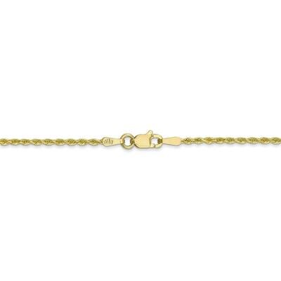 28 Inch 1.5mm Diamond-cut Rope Chain 10k Yellow Gold 10K012-28, MPN: 10K012-28, 886774036670