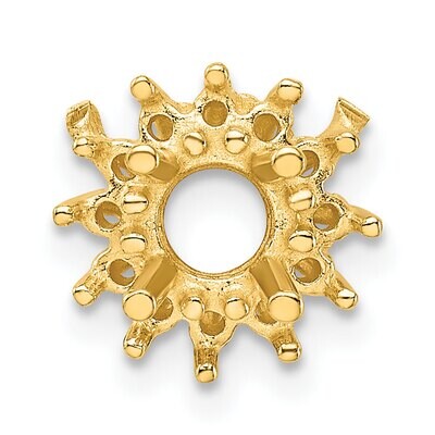Cluster Round .50ct. Setting 14k Yellow Gold YG292, MPN: YG292,
