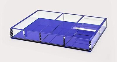 Tizo Acrylic Lucite Valet Tray Blue HA217BLTY, MPN: HA217BLTY,