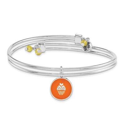 Silver-tone Trinky Things Thank You Bangle Bracelet Card GM16065, MPN: GM16065, 853691006864