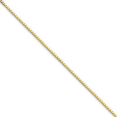 1.25mm Box Chain 16 Inch 10k Gold 10BX125-16, MPN: 10BX125-16, 886774429328