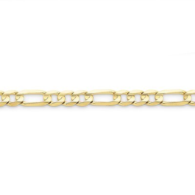 6.75mm Light Figaro Chain 7 Inch 10k Gold 10LF180-7, MPN: 10LF180-7, 886774420530