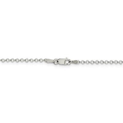 30 Inch 2mm Rolo Chain Sterling Silver QFC1-30, MPN: QFC1-30, 886774037677