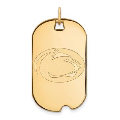 Penn State University Large Dog Tag 14k Yellow Gold 4Y031PSU, MPN: 4Y031PSU, 886774879192