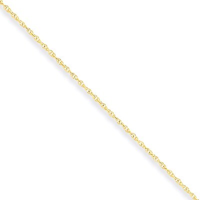 0.8mm Lite-Baby Rope Chain 14 Inch 10k Gold 10KPE3-14, MPN: 10KPE3-14, 886774535418