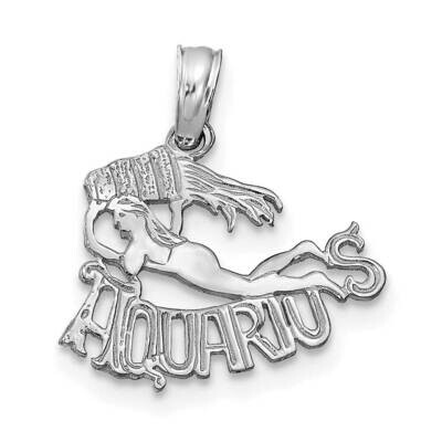 Aquarius Charm 14k White Gold K8944W, MPN: K8944W, 196904071373