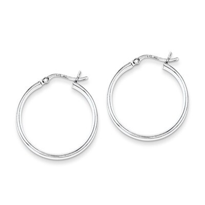 Hinged Earrings Sterling Silver Rhodium-plated QE8144, MPN: QE8144, 883957576060