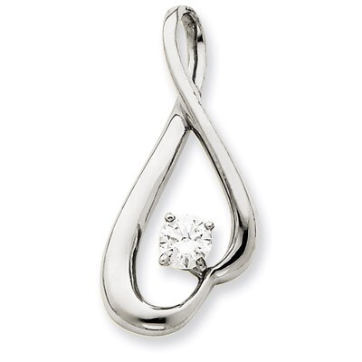 Diamond Slide Mounting 14k White Gold XSW410, MPN: XSW410, 191101545177