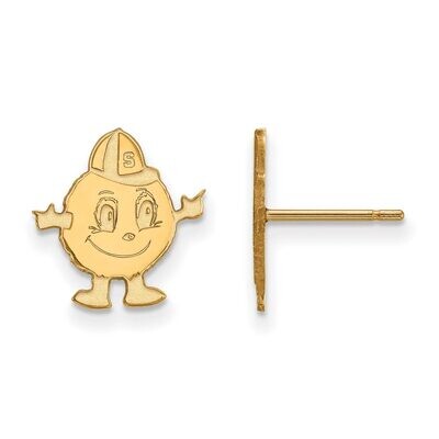 Syracuse University Small Post Earring 10k Yellow Gold 1Y029SYU, MPN: 1Y029SYU, 886774814704
