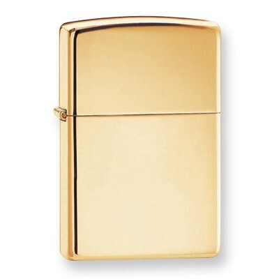 Zippo Solid Brass Plain High Polish Brass Lighter GL1045, MPN: GL1045, 41689107901