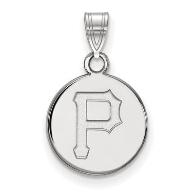 Pittsburgh Pirates Small Disc Pendant Sterling Silver SS012PIR, MPN: SS012PIR, 886774626673