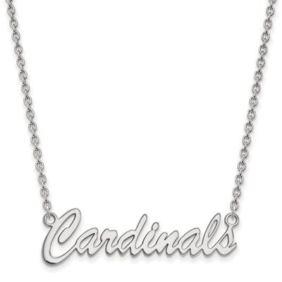 University of Louisville Medium Pendant with Chain Necklace Sterling Silver SS067UL-18, MPN: SS067U…