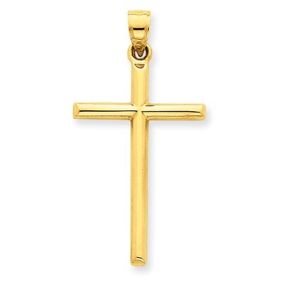 Hollow Cross Pendant 14k Gold Polished C3626, MPN: C3626, 883957898162