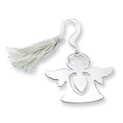 Nickel-plated Standing Angel White Tassel Bookmark GP5211, MPN: GP5211, 47105034301
