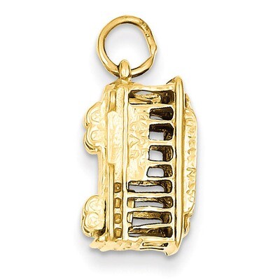 Trolley Charm 14k Gold XAC896, MPN: XAC896, 883957344379