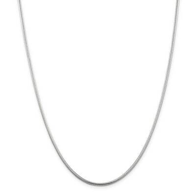 2mm Snake Chain 22 Inch Sterling Silver QSN060-22, MPN: QSN060-22,