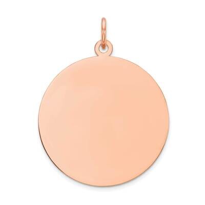 Round Disc Charm 14k Rose Gold XRM539/35, MPN: XRM539/35,