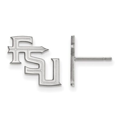 Florida State University Small Post Earring 14k White Gold 4W065FSU, MPN: 4W065FSU, 886774853154