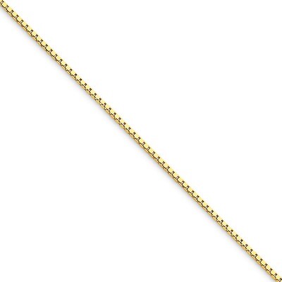1mm Box Chain 22 Inch 10k Gold 10BX100-22, MPN: 10BX100-22, 886774429229