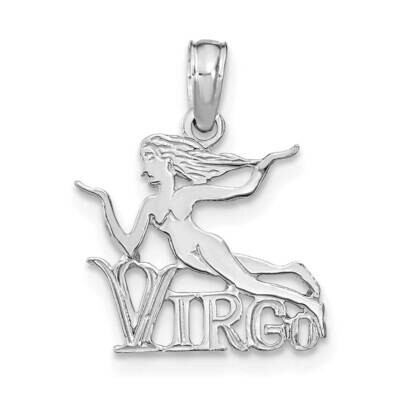 Virgo Charm 14k White Gold K8951W, MPN: K8951W, 196904070642
