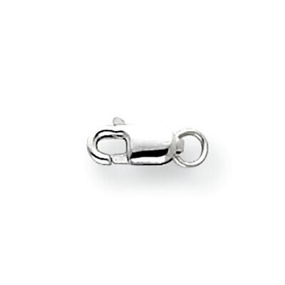 Standard Weight Lobster Clasp with Jump Ring Setting 18k White Gold 8W1616, MPN: 8W1616,