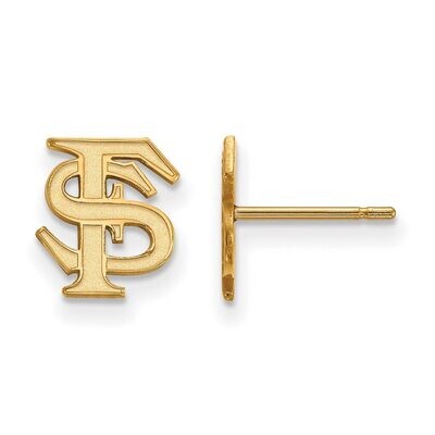 Florida State University x-Small Post Earring 14k Yellow Gold 4Y008FSU, MPN: 4Y008FSU, 886774867083