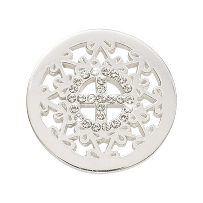 Nikki Lissoni Xo Silver-Plated 23mm Coin C1562SS, MPN: C1562SS, 8718819234685