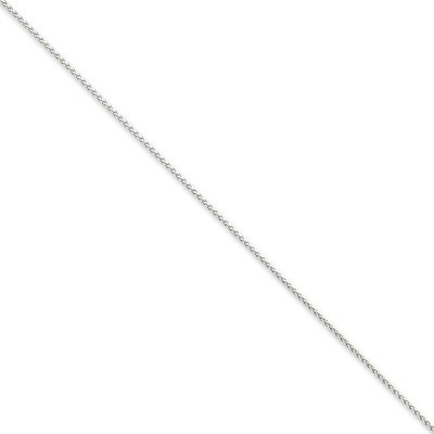 1.25mm Solid Polished Spiga Chain 24 Inch 14k White Gold PEN31-24, MPN: PEN31-24, 883957031248